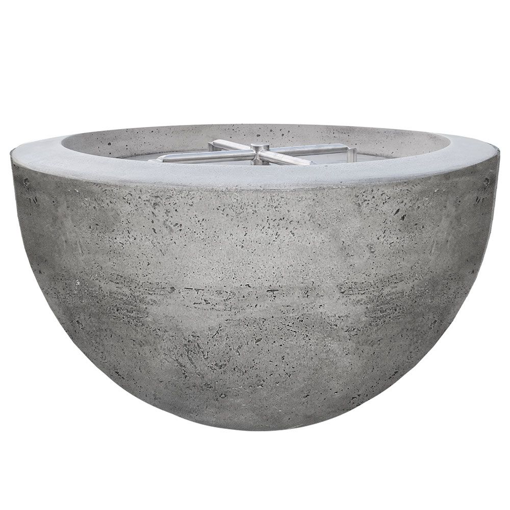 30" Prism Moderno Fire Bowl in Pewter