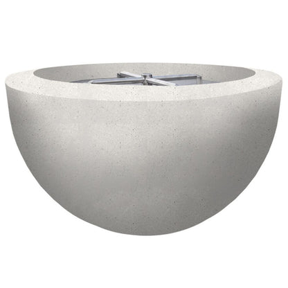 30" Prism Moderno Fire Bowl in Ultra White