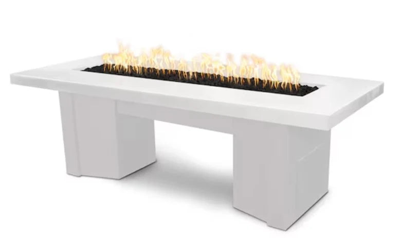 Alameda Fire Table Powder Coated White