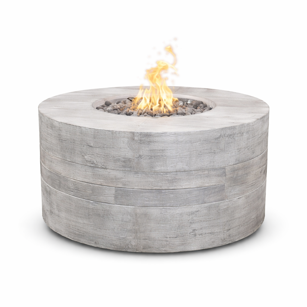 Sequoia 60" Fire Pit tall in Ivory
