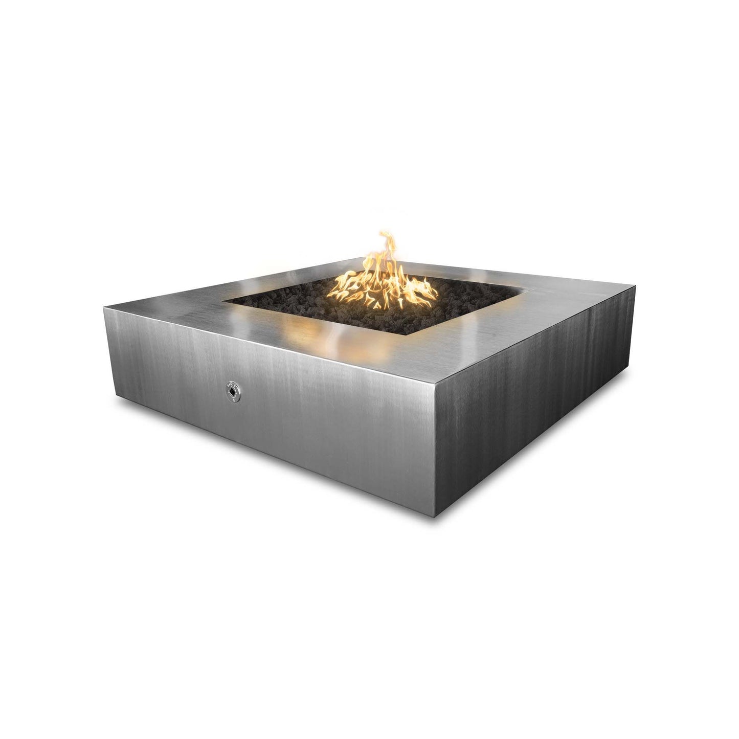 Quad Square Fire Pit in  Stainless Steel 