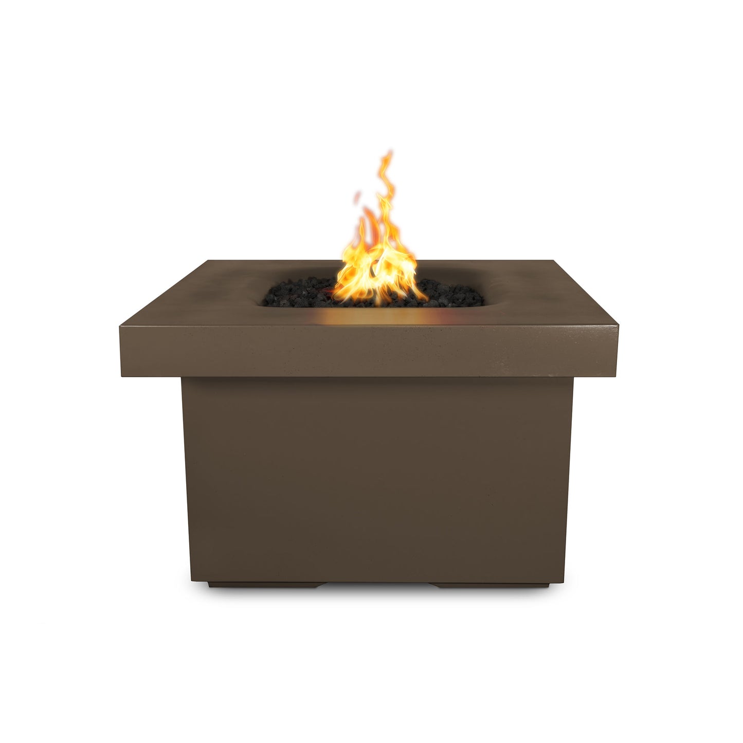 Ramona 36x36 fire pit in Chocolate