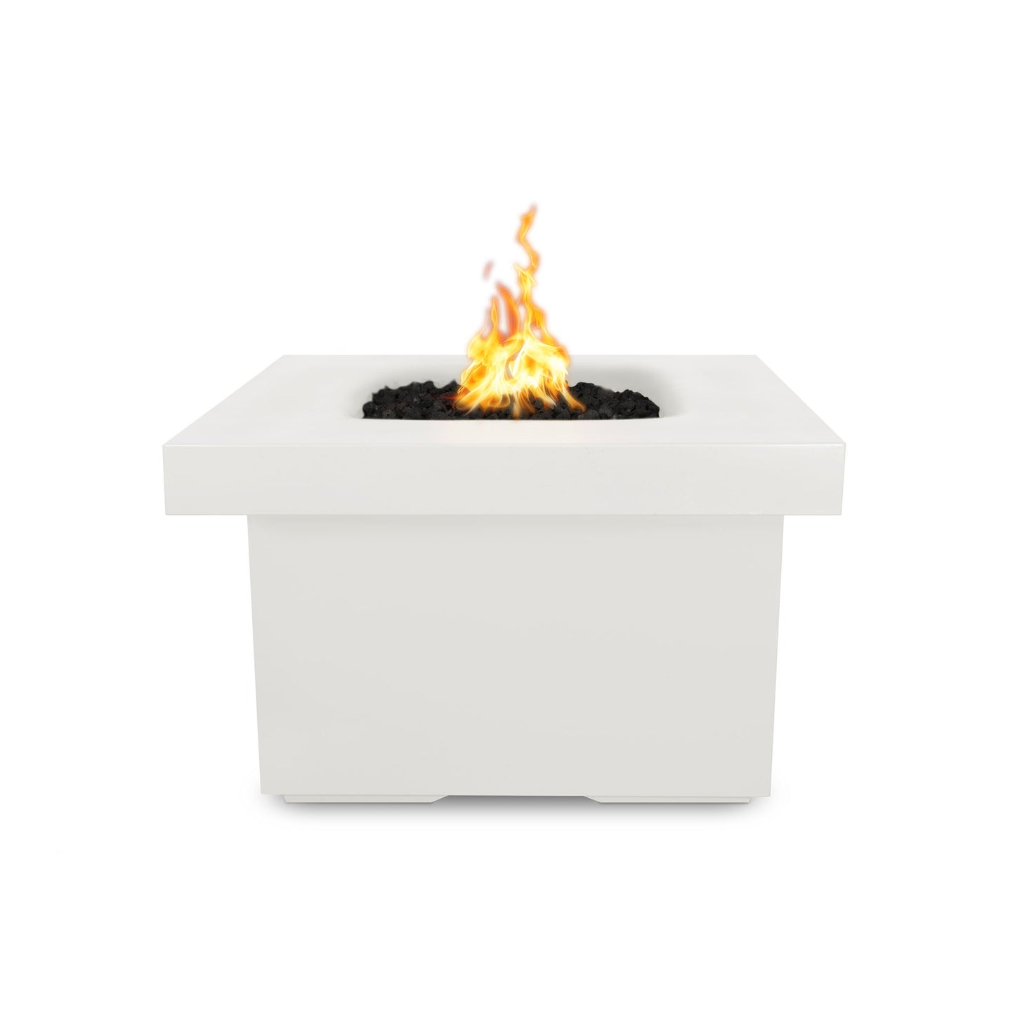 Ramona 36x36 fire pit in Limestone White