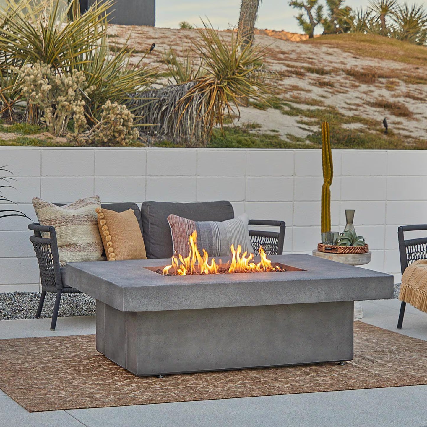 Ramona 60" Fire Table in Concrete Natural Gray