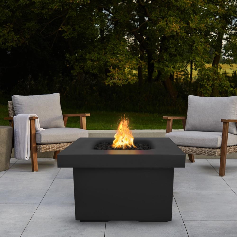 Ramona 36x36 fire pit in black 