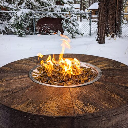 Sequoia 60" Low Profile Fire Pit in Oak 