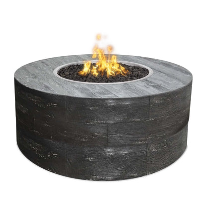 Sequoia 60" Tall  Fire Pit in Ebony