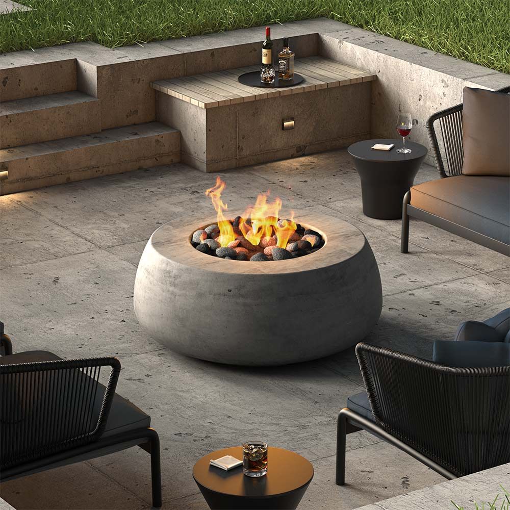 42" Spotix Dune Fire Bowl in Natural