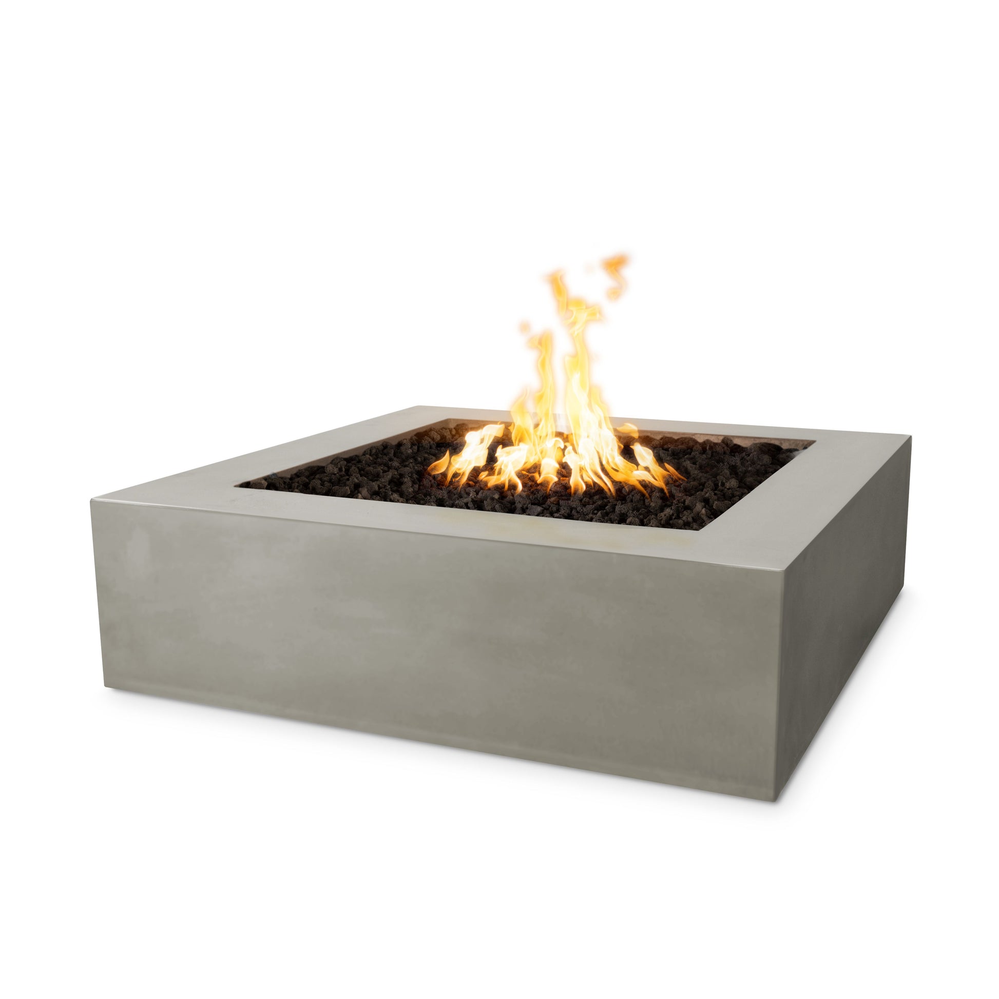Quad Concrete Fire Pit in Ash