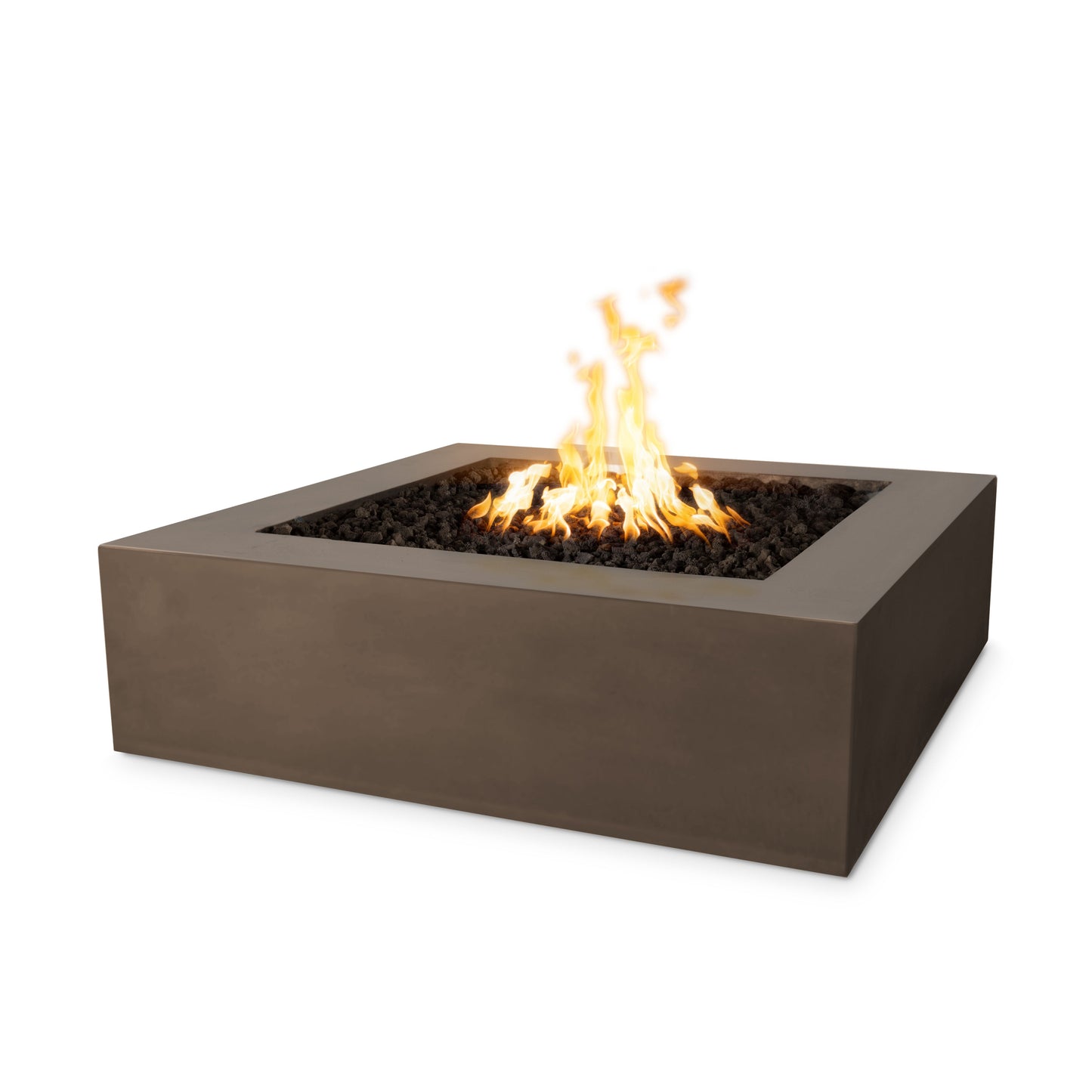 Quad Concrete Fire Pit in Chocolate
