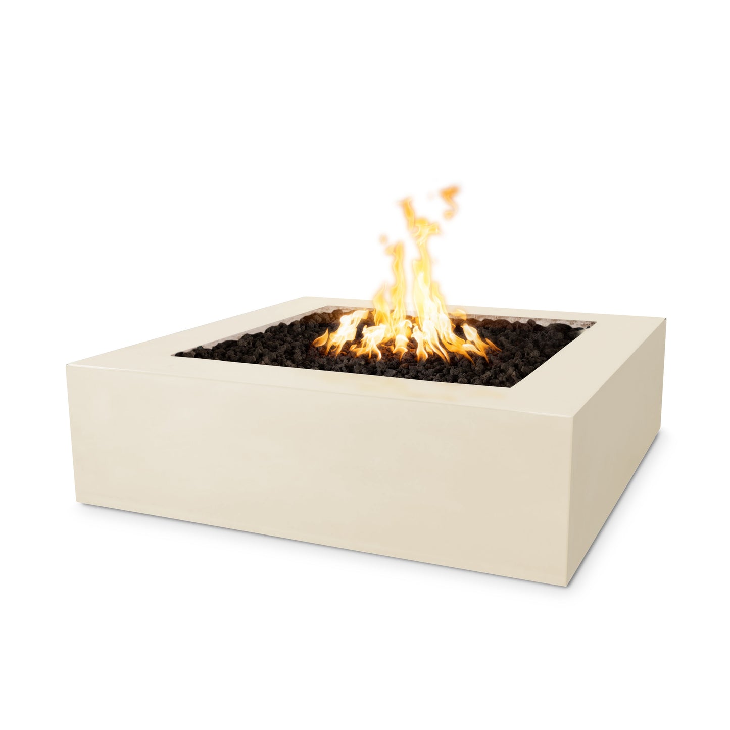 Quad Concrete Fire Pit in Vanilla