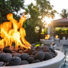 Sedona 60" Round Concrete Narrow Ledge Fire Pit