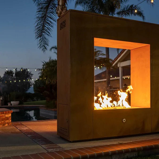 Williams Outdoor Fireplace Metal & Steel Collection