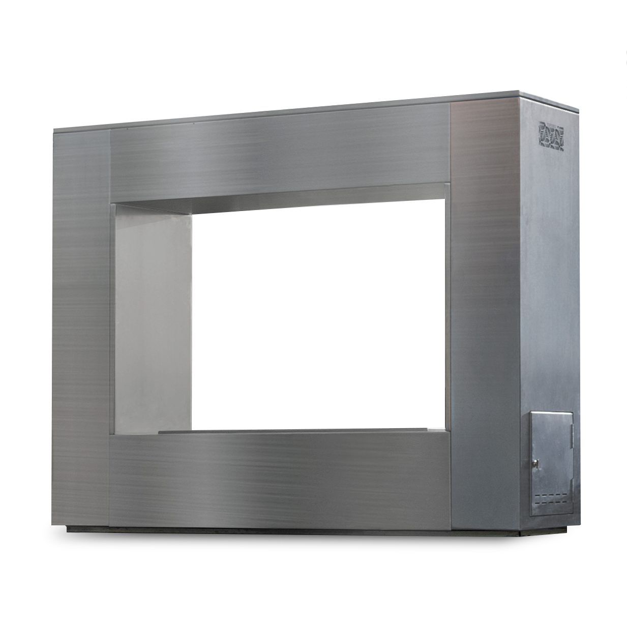 Williams Fire Place in Stainless Steel